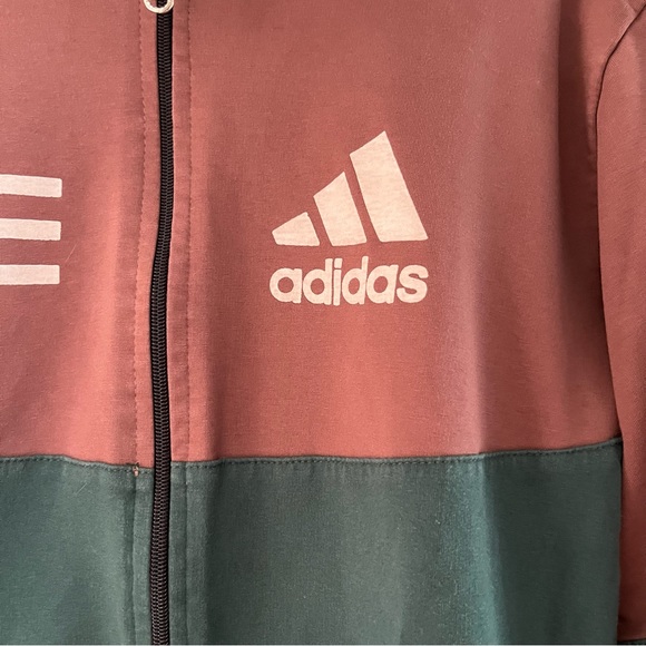 adidas zip up colour block sweater - Picture 2 of 2